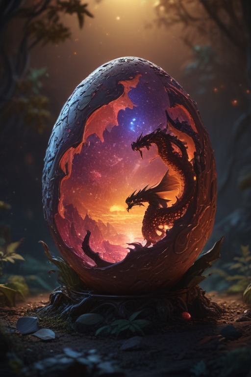 闇のドラゴン - タマゴ