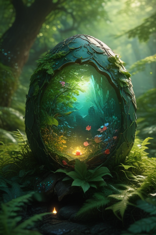 森のドラゴン - タマゴ