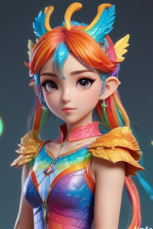 虹のドラゴン - ティーン