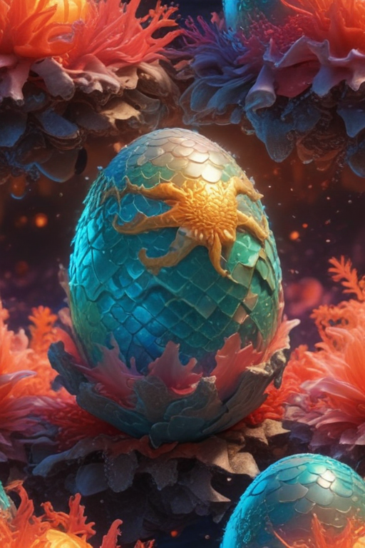 水のドラゴン - タマゴ